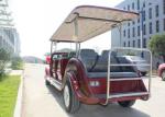 Graceful Design Classic Golf Cart 8 Seater Red Color With 30 Km/H Max Speed