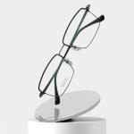 Ultra Light Mens Titanium Glasses Business Moderate Size OEM
