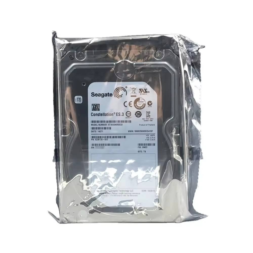 Customized ST4000NM0033 THGNN 0THGNN 4TB ES.3 7200 3.5" SATA Constellation Original Server Hard Drive Internal