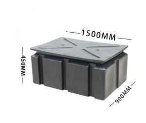 Quality Custom Rotomolding PE Pontoon Floating Dock Passenger Transport Yacht Marina Pontoon wholesale