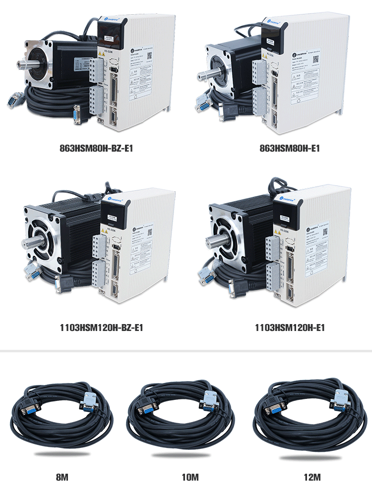 150-220vac High speed H2-2206 hybrid servo drive for stepper motor
