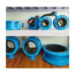 Diaphragm Structure Cast Steel Triple Offset Industrial Manual Wafer Flange