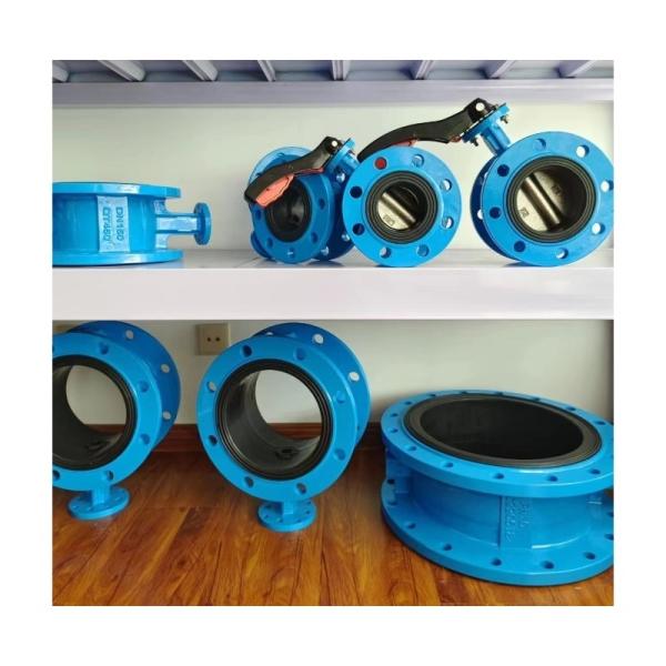 Diaphragm Structure Cast Steel Triple Offset Industrial Manual Wafer Flange