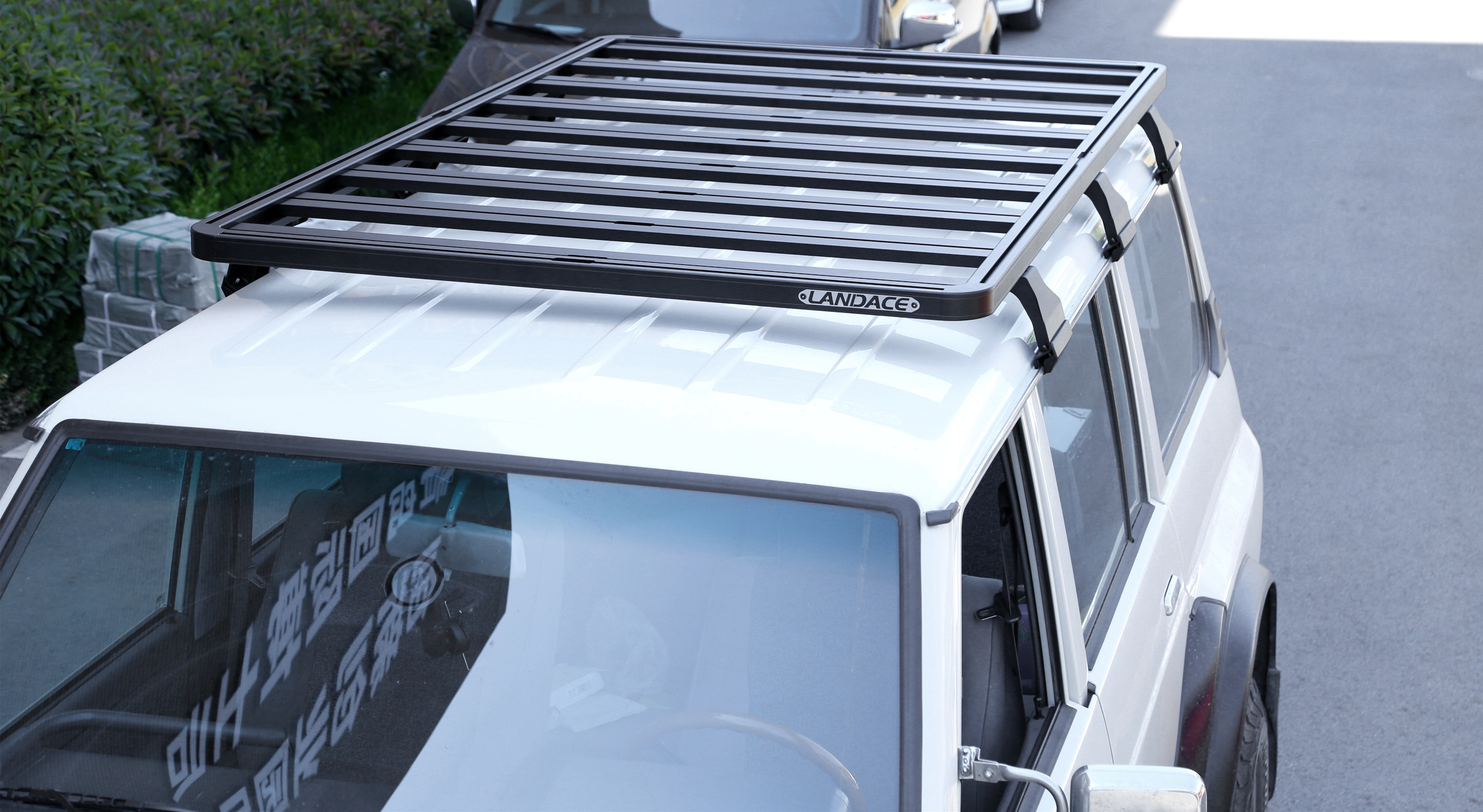 Tule Jeep Y60 Off-road Vehicle Roof Rack with 1540X1425mm Steel Aluminum Modification