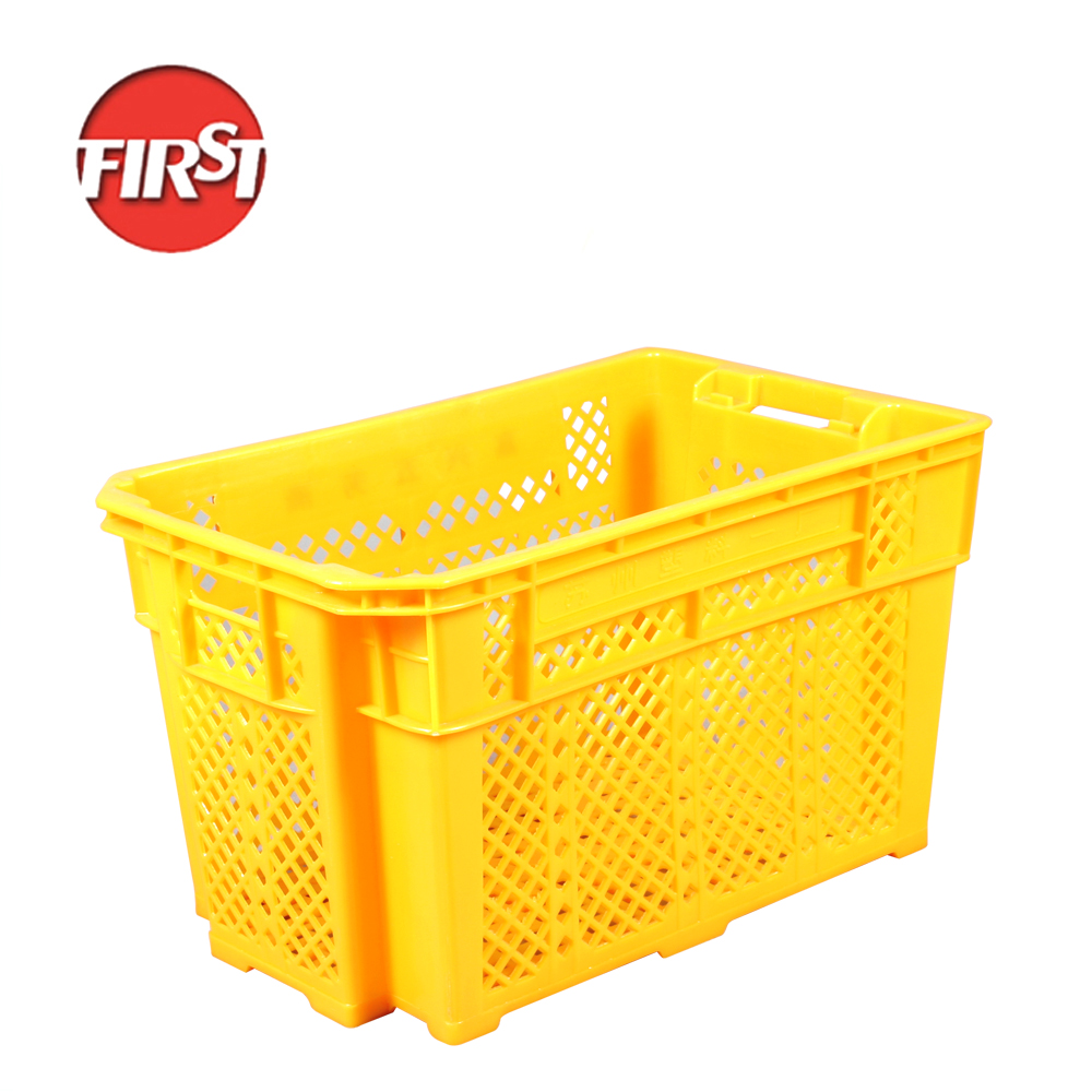 PP Mesh Large Farm Vegetable Packing Turnover Stackable Tomato Meat Crate Box 630*445mm