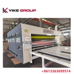 Quality 1600x3000MM Chain Feeder Printer Slotter Die Cutter Machine Carton Box Making From YIKE GROUP wholesale