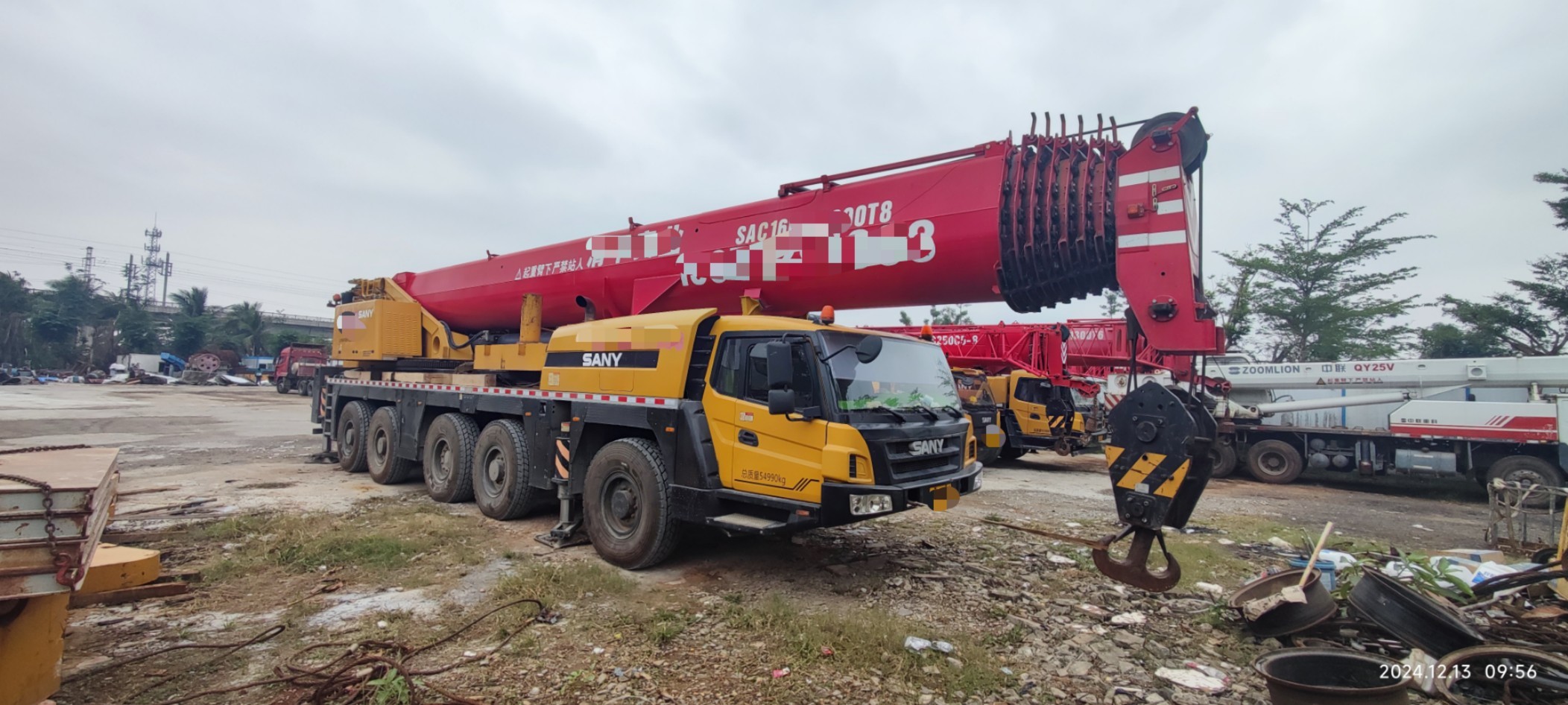 Mobile Truck Crane For Sale 160 Tons Direct Source Max Working Height 85.5 Meters