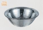 Round Shape Shining Fiberglass Flower Bowls Silver Mosaic Glass 31cm × 11cm