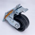 High Temperature Bakery Oven Rack 8 Inch Swivel Plate Caster Wheel with Lock