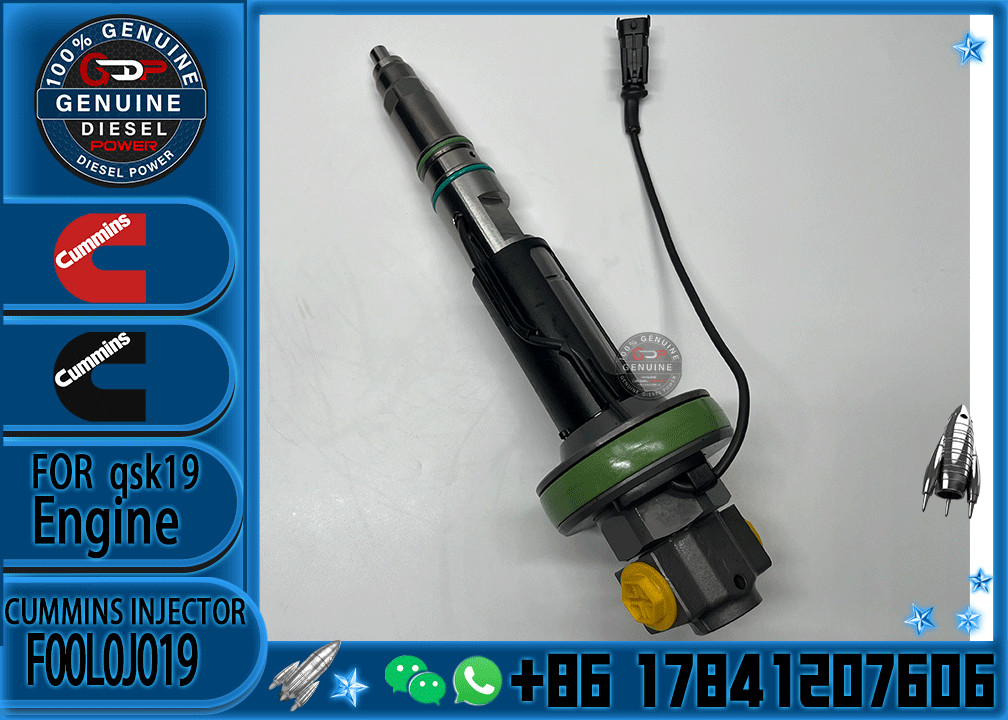 Remanufactured fuel injector F00L0J019 4964170 4955524 FOR Engine SK19 QSK38 QSK50 QSK60