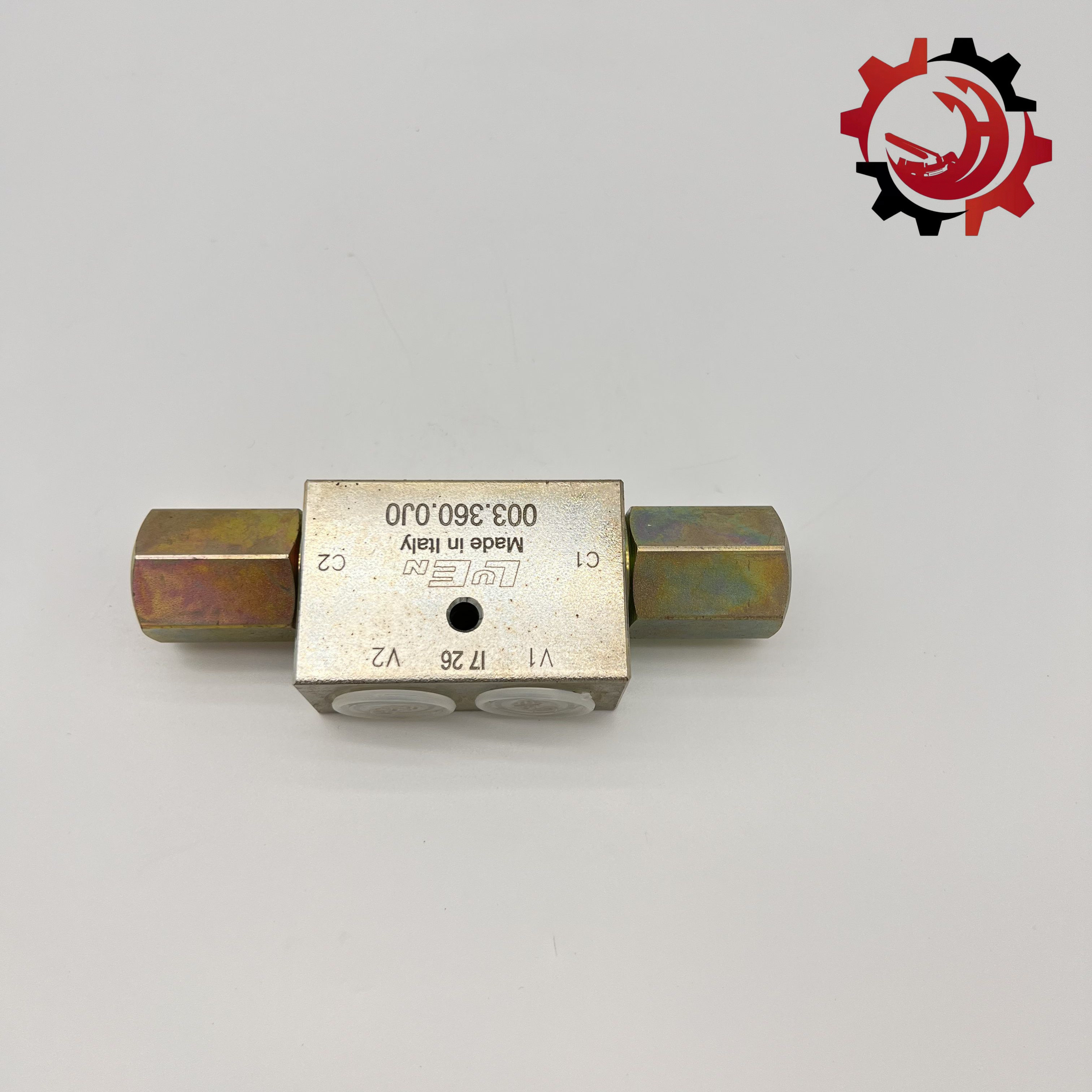 Yellow LUEN 003.360.0J0 Horizontal Cylinder Hydraulic Lock Concrete Pump Truck Spare Parts Made In Italy