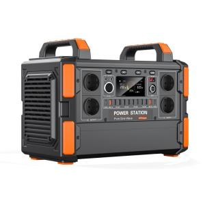 Quality 1200w Portable Outdoor Power Supply Large Capacity Energy Storage 220v High Power Mobile Charger Solar Panel Power Station wholesale
