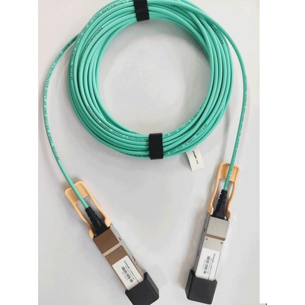 200G QSFP56 Active Optical Cable 26.56GBaud Speed Data Transmission Compatible