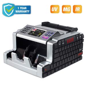 Quality USD GBP Money Multi Currency Counter Roller Friction TFT Double Display Mixed Denomination wholesale