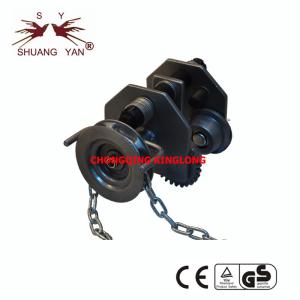 Quality 2 Ton 3M Hand Chain Operated Geared Girder Trolley wholesale