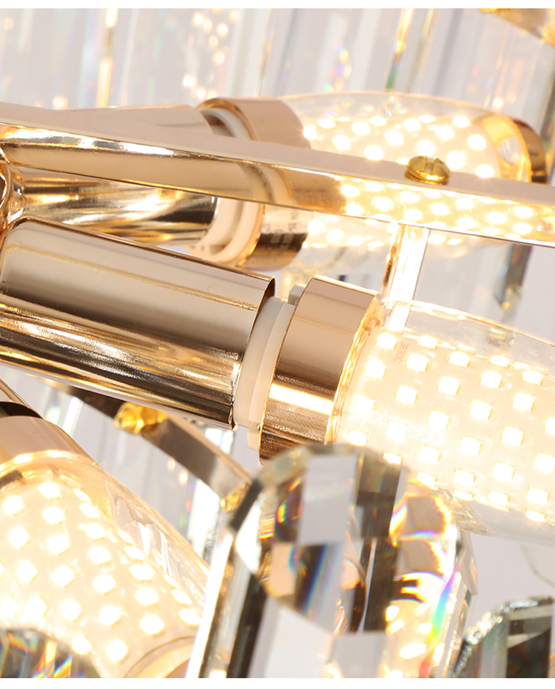 Modern Luxury Crystal LED Chandelier Lighting Home Decoration crystal light chandelier(WH-CY-225)