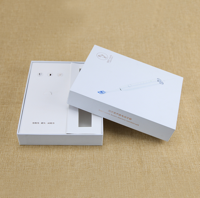 Wholesale White Corrugated Paper Gift Packaging Box For Electric Toothbrush
