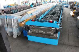 Quality Hydraulic Decoiler Floor Deck Roll Forming Machine 22KW 26 Stations wholesale