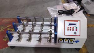 China 12 Groups Fixture Footwear Testing Equipment LED Leather Flexing Tester on sale