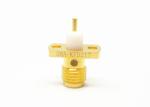 50Ohm Brass Female Jack Flange Mount SMA RF Connector
