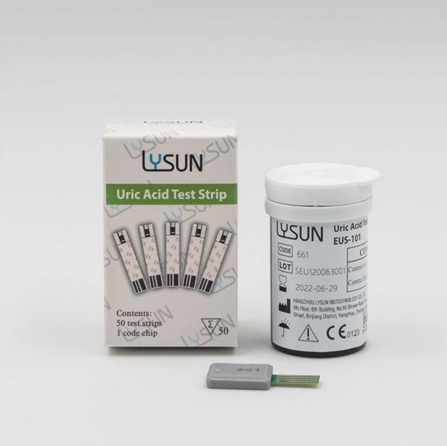 Compact And Lightweight Lysun GUM-101 Portable Uric Acid Test Meter