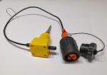 60Hz Vertical Geophone , Seismic Geophone Sensor KCK Male Connector