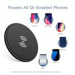 Round 10W Wireless Charging Pad For Iphone For IPhone 12 Pro Max