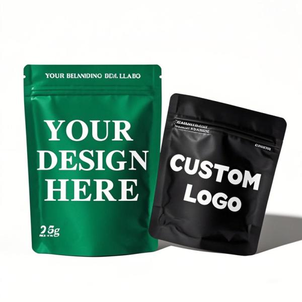 Cheap Custom Printed Stand Up Pouches Waterproof Branded Packaging Bag Wholesale Options for sale