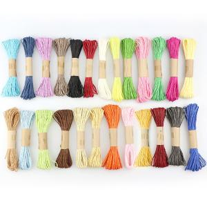 Quality 2 Strands Twisted Paper Cord 100m Eco Friendly Paper Cording wholesale