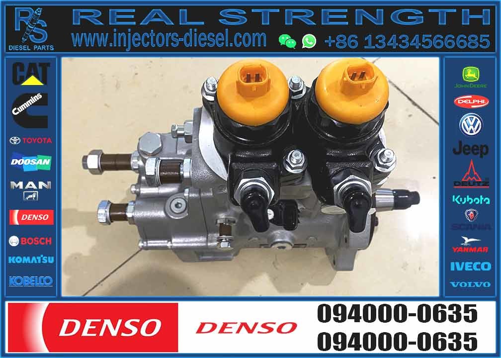 Excavator PC2000-8 Diesel Pump 12V140E Engine Fuel Pump 094000-0635 6219-71-1121
