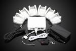 COMER With Charger Capacity Multi Ports Anti-theft Alarms cable lock display