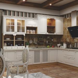 Quality Wooden Floor To Ceiling Classical Kitchen Cabinets Carcasses OEM wholesale