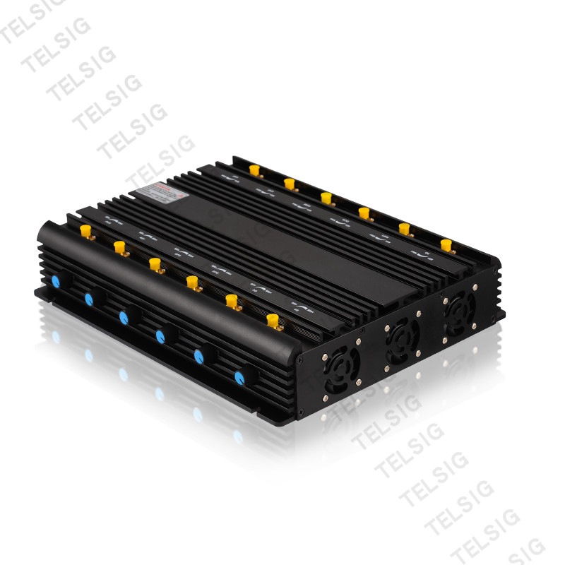 Portable WIFI Signal Jammer Blocker Counter High Frequency For 2G - 5G / Bluetooth