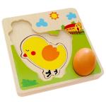 3D Chicken Growth Process Wooden Multi Layer Puzzle