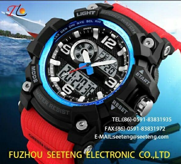 Silicone watch movement watch quartz Wrist Watch suitable for climbing skiing and outdoor sorts for men