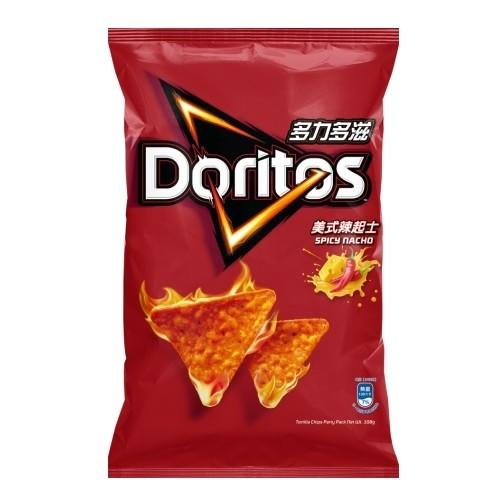 Achieve snack excellence with Doritos American Spicy Cheese Corn Chips - Economy