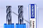 High Feed End Mill For Hardened Steel , Polish Surface High Speed Steel Cutter