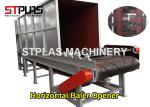Plastic Bottles Baler Opener Machine / Bale Breaker For Plastic Washing Machine