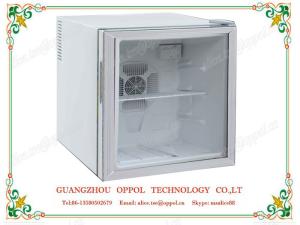 Quality OP-606 Auto-Defrost Single Glass Door 220 Volt 60 Rated Power Hotel Mini Fridges wholesale