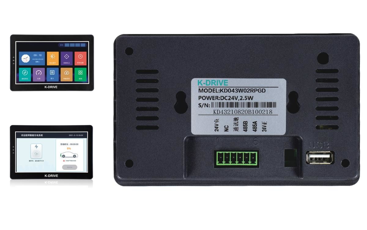 Practical Stable 4.3 Inch HMI Touch Display 24V DC 6AV21242DC010ax0