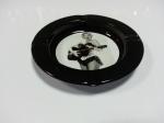 Round Metal Cigar Tin Box , Tinplate Food / Beverages Serving Tray