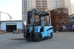 1600mm 1,500 Kg New Electric Forklifts With Hydraulic Electromagnetic Brake