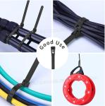 Plastic Loosable Cable Tie 7.6x200mm, Polyamide (Nylon) 66, 94V-2 Reusable Cable