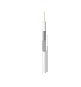 Quality RG6 Copper Cable With Messenger CCTV Coaxial Atenna Cable CATV Satellite Systems wholesale