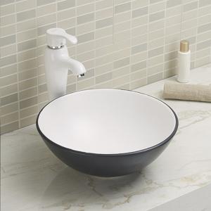 Quality Heat Resistance Round Freestanding Sink Bathroom Long-Standing Use Wash Basin Table Top wholesale