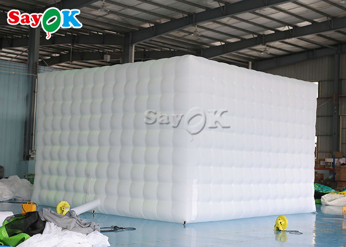 Large Inflatable Tent 6.5m 21ft Inflatable Air Tent Square Marquee With LED Tube Lights
