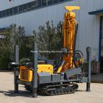 High Efficiency 200m Depth Crawler-Mounted Water Well Drilling Rig Machine