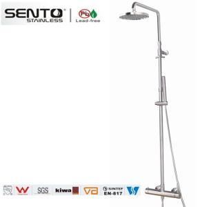 China SENTO thermostatic rain shower column set for bathroom on sale