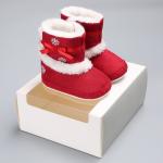 New arrived Cotton fabric winter snow 0-2 years Outdoor baby boots booties