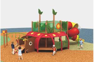 Quality SS304 Fasteners TUV Wooden Playground Equipment Environmental Protection wholesale